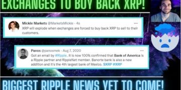 XRP Massive news coming! Exchanges forced to buy back! Bank of America! Ripple quiet…for now!