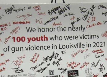 UofL Hospital ceremony puts faces, names to lasting ripple effects of youth gun violence