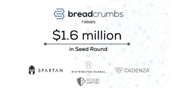 Blockchain Analytics Startup Breadcrumbs.app, Raises a $1.6 Million Seed Round Led by Distributed Global Capital, Cadenza Ventures, and Spartan Group