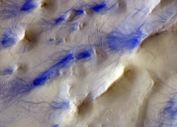 Mars image shows ripples sculpted by dust devils