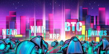 BTC, XRP, NEAR, XMR, WAVES