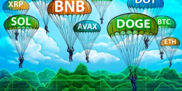 BTC, ETH, BNB, XRP, LUNA, ADA, SOL, AVAX, DOT, DOGE