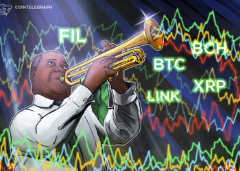 Top 5 cryptocurrencies to watch this week: BTC, XRP, LINK, BCH, FIL