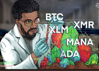 BTC, ADA, XLM, XMR, MANA