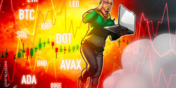 BTC, ETH, BNB, ADA, XRP, SOL, DOGE, DOT, LEO, AVAX