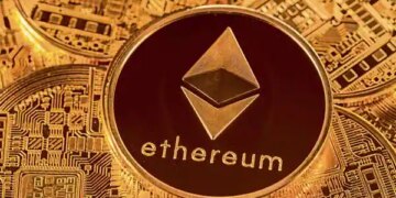 Cryptocurrency ether on track for best month since 2021, price up over 50% in July