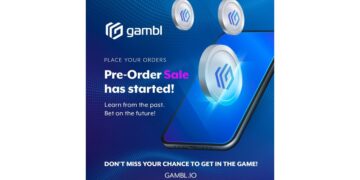 GAMBL.io Launches Pre-Order Sale of Coins, Advocates for Mass Adoption of Blockchain Technology Throughout the Betting Industry