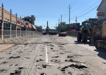Broad Ripple Avenue between Guilford and Winthrop closed for construction