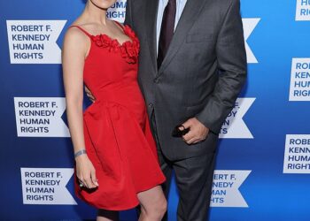 Hilaria Baldwin joins husband Alec at Robert F. Kennedy Human Rights Ripple of Hope Gala