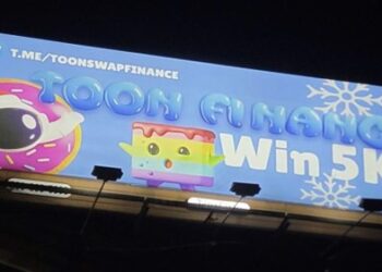 Billboards Scour the USA Toon Finance IMPT go viral Shiba Inu Dogecoin soar