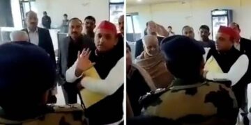 Akhilesh Yadav refuses tea offered at UP Police headquarters