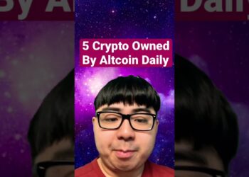 Top 5 Crypto Owned By Altcoin Daily. #invest #cryptocurrency #crypto #altcoins #altcoindaily