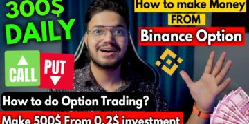 Binance Option trading | Earn 300$ Easy trick from option crypto trading | what is Binance option
