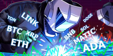 BTC, ETH, BNB, XRP, SOL, ADA, DOGE, TON, LINK, MATIC